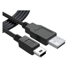 USB кабель DKE2, MiniUSB, 2.0 м., China, Чорний