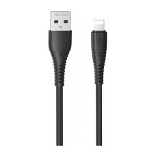 USB кабель Proda PD-B85i Apple iPhone SE 2022, iPhone 14 Pro Max, iPhone 14 Plus, iPhone 14 Pro, iPhone 14, iPhone 13 Pro, iPhone 13 Mini, iPhone 13, iPhone 13 Pro Max, iPhone 12 Mini, iPhone 12 Pro Max, iPhone 12 Pro, Lightning, 1.0 м., Чорний