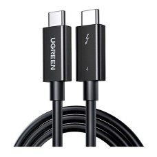 USB кабель Ugreen US501, Type-C, 0.8 м., Чорний