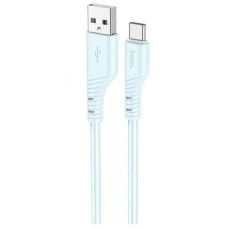 USB кабель Hoco X97 Crystal Color, Type-C, 1.0 м., Блакитний