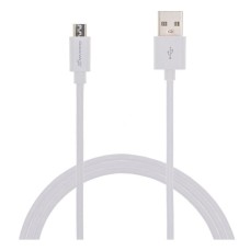 USB кабель Grand-X PM025W, MicroUSB, 2.5 м., Білий