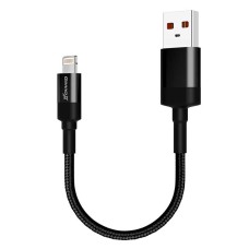 USB кабель Grand-X FM-20L Apple iPhone SE 2022, iPhone 14 Pro Max, iPhone 14 Plus, iPhone 14 Pro, iPhone 14, iPhone 13 Pro, iPhone 13 Mini, iPhone 13, iPhone 13 Pro Max, iPhone 12 Mini, iPhone 12 Pro Max, Lightning, 0.2 м., Чорний