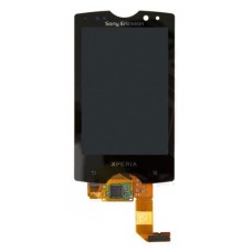 Дисплей Sony Ericsson SK17i Xperia Mini Pro, (High quality), з сенсором, без рамки, IPS, Чорний