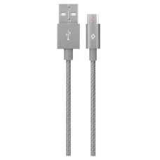 USB кабель Ttec 2DK11UG, MicroUSB, 1.2 м., Сірий