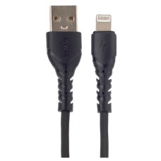 USB кабель Proda PD-B47i Apple iPhone SE 2022, iPhone 14 Pro Max, iPhone 14 Plus, iPhone 14 Pro, iPhone 14, iPhone 13 Pro, iPhone 13 Mini, iPhone 13, iPhone 13 Pro Max, iPhone 12 Mini, iPhone 12 Pro Max, iPhone 12 Pro, Lightning, 1.0 м., Чорний