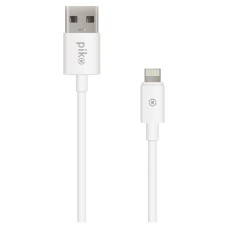 USB кабель Piko CB-UL10 Apple iPhone SE 2022, iPhone 14 Pro Max, iPhone 14 Plus, iPhone 14 Pro, iPhone 14, iPhone 13 Pro, iPhone 13 Mini, iPhone 13, iPhone 13 Pro Max, iPhone 12 Mini, iPhone 12 Pro Max, iPhone 12 Pro, Lightning, 0.2 м., Білий