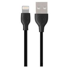 USB кабель WK WDC-041i Ultra Speed ​​Pro Apple iPhone SE 2022, iPhone 14 Pro Max, iPhone 14 Plus, iPhone 14 Pro, iPhone 14, iPhone 13 Pro, iPhone 13 Mini, iPhone 13, iPhone 13 Pro Max, iPhone 12 Mini, iPhone 12 Pro Max, Lightning, 1.0 м., Чорний