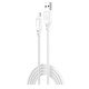 USB кабель XO NB235, MicroUSB, 1.0 м., Білий