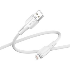 USB кабель Ridea RC-M131 Apple iPhone SE 2022, iPhone 14 Pro Max, iPhone 14 Plus, iPhone 14 Pro, iPhone 14, iPhone 13 Pro, iPhone 13 Mini, iPhone 13, iPhone 13 Pro Max, iPhone 12 Mini, iPhone 12 Pro Max, iPhone 12 Pro, Lightning, 1.0 м., Білий