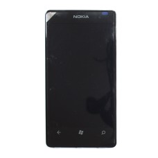 Дисплей Nokia Lumia 800, з сенсором, Чорний