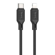 USB кабель Hoco X90 Apple iPhone SE 2022, iPhone 14 Pro Max, iPhone 14 Plus, iPhone 14 Pro, iPhone 14, iPhone 13 Pro, iPhone 13 Mini, iPhone 13, iPhone 13 Pro Max, iPhone 12 Mini, iPhone 12 Pro Max, iPhone 12 Pro, Lightning, 1.0 м., Чорний