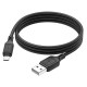 USB кабель Hoco X90, MicroUSB, 1.0 м., Чорний