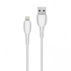 USB кабель Walker C325 Apple iPhone SE 2022, iPhone 14 Pro Max, iPhone 14 Plus, iPhone 14 Pro, iPhone 14, iPhone 13 Pro, iPhone 13 Mini, iPhone 13, iPhone 13 Pro Max, iPhone 12 Mini, iPhone 12 Pro Max, iPhone 12 Pro, Lightning, 1.0 м., Білий