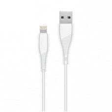 USB кабель Walker C345 Apple iPhone SE 2022, iPhone 14 Pro Max, iPhone 14 Plus, iPhone 14 Pro, iPhone 14, iPhone 13 Pro, iPhone 13 Mini, iPhone 13, iPhone 13 Pro Max, iPhone 12 Mini, iPhone 12 Pro Max, iPhone 12 Pro, Lightning, 1.0 м., Білий