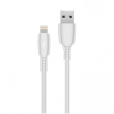 USB кабель Walker C308 Apple iPhone SE 2022, iPhone 14 Pro Max, iPhone 14 Plus, iPhone 14 Pro, iPhone 14, iPhone 13 Pro, iPhone 13 Mini, iPhone 13, iPhone 13 Pro Max, iPhone 12 Mini, iPhone 12 Pro Max, iPhone 12 Pro, Lightning, 1.0 м., Білий