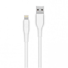 USB кабель Walker C595 Apple iPhone SE 2022, iPhone 14 Pro Max, iPhone 14 Plus, iPhone 14 Pro, iPhone 14, iPhone 13 Pro, iPhone 13 Mini, iPhone 13, iPhone 13 Pro Max, iPhone 12 Mini, iPhone 12 Pro Max, iPhone 12 Pro, Lightning, 1.0 м., Білий