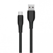 USB кабель Walker C595, Type-C, 1.0 м., Чорний