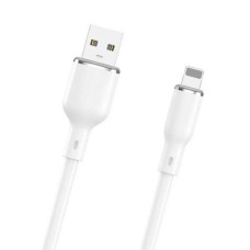 USB кабель Joko DL-19 Apple iPhone SE 2022, iPhone 14 Pro Max, iPhone 14 Plus, iPhone 14 Pro, iPhone 14, iPhone 13 Pro, iPhone 13 Mini, iPhone 13, iPhone 13 Pro Max, iPhone 12 Mini, iPhone 12 Pro Max, iPhone 12 Pro, Lightning, 1.0 м., Білий