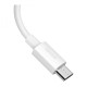 USB кабель Baseus TZCAMZJ-02, MicroUSB, 1.5 м., Білий