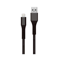 USB кабель WALKER C780 Apple iPhone SE 2022, iPhone 14 Pro Max, iPhone 14 Plus, iPhone 14 Pro, iPhone 14, iPhone 13 Pro, iPhone 13 Mini, iPhone 13, iPhone 13 Pro Max, iPhone 12 Mini, iPhone 12 Pro Max, iPhone 12 Pro, Lightning, 1.0 м., Чорний