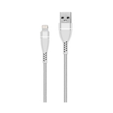 USB кабель WALKER C580 Apple iPhone SE 2022, iPhone 14 Pro Max, iPhone 14 Plus, iPhone 14 Pro, iPhone 14, iPhone 13 Pro, iPhone 13 Mini, iPhone 13, iPhone 13 Pro Max, iPhone 12 Mini, iPhone 12 Pro Max, iPhone 12 Pro, Lightning, 1.0 м., Білий