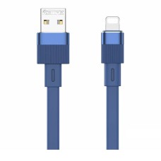 USB кабель Remax RC-C001 Apple iPhone SE 2022, iPhone 14 Pro Max, iPhone 14 Plus, iPhone 14 Pro, iPhone 14, iPhone 13 Pro, iPhone 13 Mini, iPhone 13, iPhone 13 Pro Max, iPhone 12 Mini, iPhone 12 Pro Max, iPhone 12 Pro, Lightning, 1.0 м., Синій