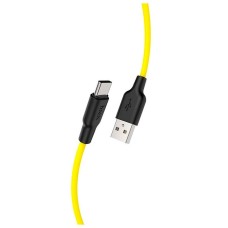 USB кабель Hoco X21 Plus Silicone, Type-C, 1.0 м., Чорний