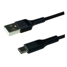 USB кабель Ridea RC-M122 Fila, Type-C, 1.0 м., Чорний