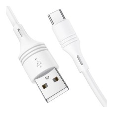 USB кабель Borofone BX43 CoolJoy, Type-C, 1.0 м., Білий