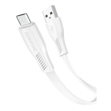 USB кабель Borofone BX85, MicroUSB, 1.0 м., Білий