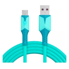 USB кабель Konfulon DC-37, MicroUSB, 1.0 м., Синій