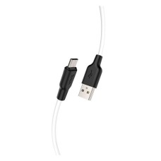 USB кабель Hoco X21 Plus, MicroUSB, 1.0 м., Чорний