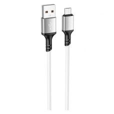 USB кабель Borofone BX83, MicroUSB, 1.0 м., Білий