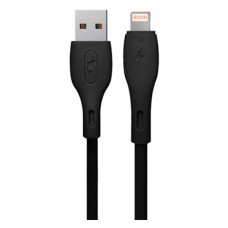 USB кабель SkyDolphin S22L Apple iPhone SE 2022, iPhone 14 Pro Max, iPhone 14 Plus, iPhone 14 Pro, iPhone 14, iPhone 13 Pro, iPhone 13 Mini, iPhone 13, iPhone 13 Pro Max, iPhone 12 Mini, iPhone 12 Pro Max, Lightning, 1.0 м., Чорний