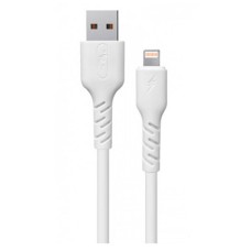 USB кабель SkyDolphin S07L Apple iPhone SE 2022, iPhone 14 Pro Max, iPhone 14 Plus, iPhone 14 Pro, iPhone 14, iPhone 13 Pro, iPhone 13 Mini, iPhone 13, iPhone 13 Pro Max, iPhone 12 Mini, iPhone 12 Pro Max, Lightning, 1.0 м., Білий