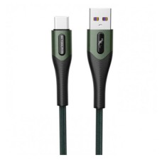 USB кабель SkyDolphin S01T, Type-C, 1.0 м., Зелений