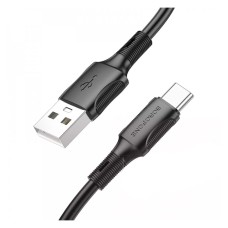 USB кабель Borofone BX80 Succeed, Type-C, 1.0 м., Чорний