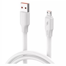 USB кабель MicroUSB, 1.0 м., Білий