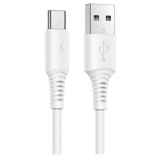 USB кабель Borofone BX47, Type-C, 1.0 м., Білий