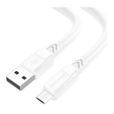 USB кабель Borofone BX81, MicroUSB, 1.0 м., Білий