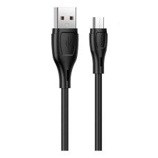 USB кабель Hoco X61, MicroUSB, 1.0 м., Чорний