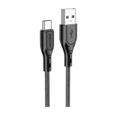 USB кабель Borofone BX66, MicroUSB, 1.0 м., Чорний