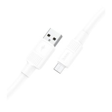 USB кабель Hoco X84, MicroUSB, 1.0 м., Білий