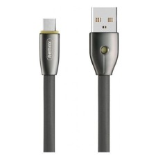 USB кабель Remax RC-043 Kinght, MicroUSB, 1.0 м., Чорний