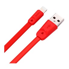 USB кабель Hoco X9 Apple iPhone SE 2022, iPhone 14 Pro Max, iPhone 14 Plus, iPhone 14 Pro, iPhone 14, iPhone 13 Pro, iPhone 13 Mini, iPhone 13, iPhone 13 Pro Max, iPhone 12 Mini, iPhone 12 Pro Max, iPhone 12 Pro, Lightning, 1.0 м., Червоний