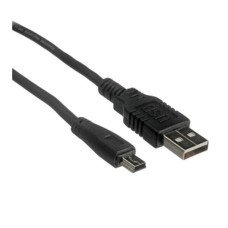 USB кабель DKE2, MiniUSB, 1.0 м., China, Чорний