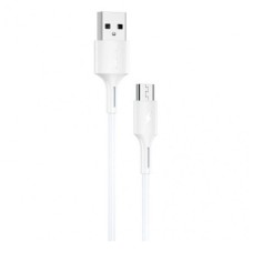 USB кабель Remax WDC-136m WK Design, MicroUSB, 1.0 м., Білий