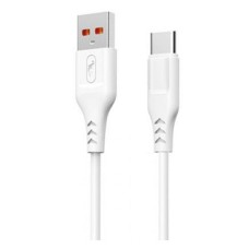 USB кабель SkyDolphin S61T, Type-C, 1.0 м., Білий