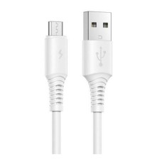 USB кабель Borofone BX47 Coolway, MicroUSB, 1.0 м., Білий