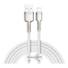 USB кабель Baseus CALJK-B02 Apple iPhone SE 2022, iPhone 14 Pro Max, iPhone 14 Plus, iPhone 14 Pro, iPhone 14, iPhone 13 Pro, iPhone 13 Mini, iPhone 13, iPhone 13 Pro Max, iPhone 12 Mini, iPhone 12 Pro Max, Lightning, 2.0 м., Білий